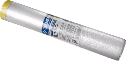 Пленка ЗУБР "ПРОФЕССИОНАЛ" защитная с клейкой лентой, HDPE, 10мкм, 2,4х20м 12250-240-20 купить в Когалыме