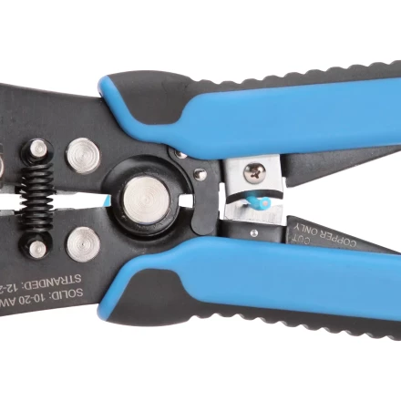 Автоматический многофункциональный стриппер КВТ WS-12 «Ягуар» для снятия изоляции с проводов 0.05–10 мм (69476) купить в Когалыме