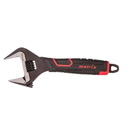 Ключ разводной Matrix тонкие губки фосфатированный двухкомпонентная рукоятка 200 мм 15577 купить в Когалыме