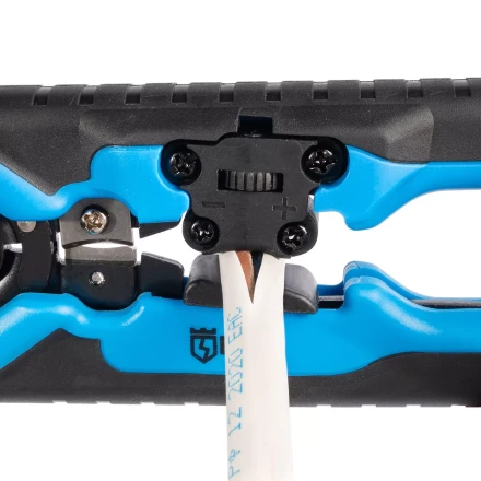 Автоматический многофункциональный стриппер КВТ WS-19 для снятия изоляции с проводов 0.05–10 мм (89424) купить в Когалыме