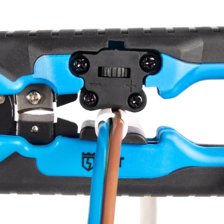 Автоматический многофункциональный стриппер КВТ WS-19 для снятия изоляции с проводов 0.05–10 мм (89424) купить в Когалыме