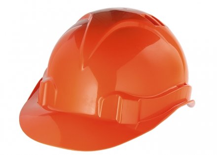 Каска защитная из ударопрочной пластмассы оранжевая  СИБРТЕХ 89113 купить в Когалыме