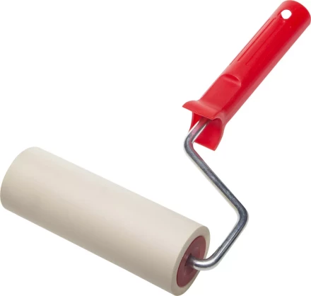 Валик прижимной ЗУБР "ЭКСПЕРТ" в сборе, резиновый, бюгель 8мм, 48x140мм 03922-14 купить в Когалыме