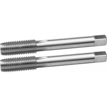 Метчики ЗУБР "ЭКСПЕРТ" машинно-ручные, комплектные для нарезания метрической резьбы в сквозных отверстиях, М12х1,75, 2шт 4-28007-12-1.75-H2 купить в Когалыме