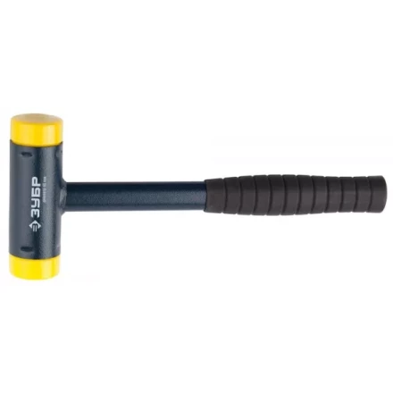 Молоток ЗУБР "ЭКСПЕРТ" многофункциональный,безинерц,метал,обрезин рукоятка,сменные жел бойки ср твердости,640г,40мм 2043-40 купить в Когалыме