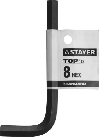 Ключ имбусовый STAYER "STANDARD", сталь, черный, 8мм 27405-8 купить в Когалыме