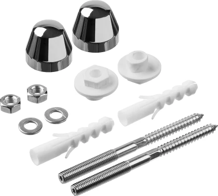 ЗУБР 14 мм, хром, набор для крепления раковин и писсуаров, Профессионал (44221) купить в Когалыме