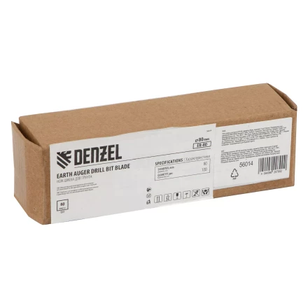 Нож шнека для грунта ER-80, диаметр 80 мм, комплект 2 шт Denzel 56014 купить в Когалыме