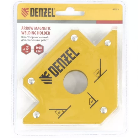 Фиксатор магнитный для сварочных работ усилие 50 LB Denzel 97553 купить в Когалыме