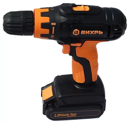 Дрель-шуруповерт аккумуляторная ВИХРЬ ДА-14,4Л-2К купить в Когалыме
