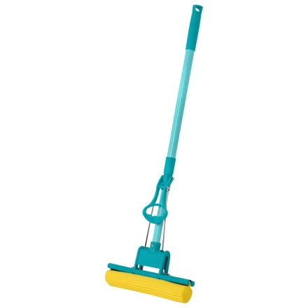 Швабра отжимная Palisad, 110 см, губка PVA 26х5,5х6 см, телескопическая рукоятка, бирюзовая, Home 935165 купить в Когалыме
