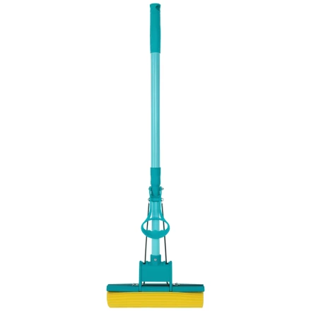 Швабра отжимная Palisad, 110 см, губка PVA 26х5,5х6 см, телескопическая рукоятка, бирюзовая, Home 935165 купить в Когалыме