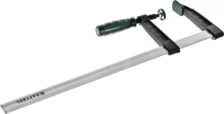 Струбцина, KRAFTOOL 32011-120-500, тип "F", DIN 5117, двухкомпонентная ручка, 120х500мм 32011-120-500 купить в Когалыме