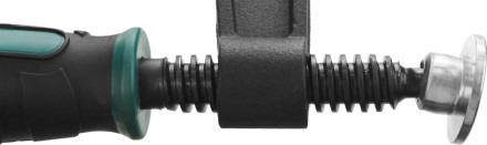 Струбцина, KRAFTOOL 32011-120-500, тип &quot;F&quot;, DIN 5117, двухкомпонентная ручка, 120х500мм 32011-120-500 купить в Когалыме