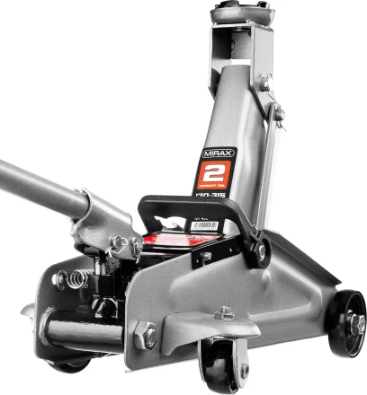 Домкрат гидравлический подкатной, 2т, 130-315мм, в кейсе, MIRAX 43252-2-K 43252-2-K купить в Когалыме