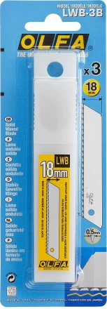 Лезвие OLFA, сегментированноеб серрейторная заточка18 мм OL-LWB-3B купить в Когалыме