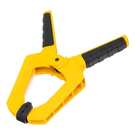 Струбцина клещеобразная Denzel, усиленная 100 х 80 мм, двухкомпонентные рукоятки, 20798 купить в Когалыме