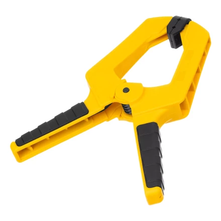 Струбцина клещеобразная Denzel, усиленная 100 х 80 мм, двухкомпонентные рукоятки, 20798 купить в Когалыме