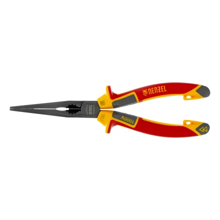 Длинногубцы прямые Denzel 17305, диэлектрические рукоятки до 1000 В, трехкомпонентные рукоятки, 205мм купить в Когалыме