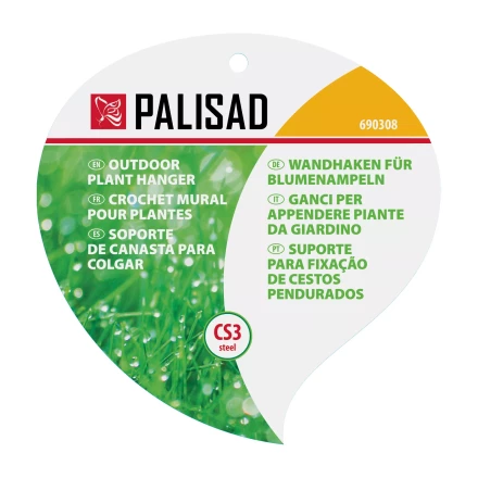 Кронштейн для крепления подвесных корзин, настенный Palisad 690308 купить в Когалыме