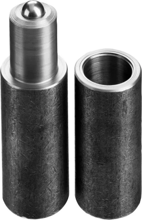 Петля СИБИН для металлических дверей, галтованная, цилиндрической формы, с впрессованным шариком, 38х140мм 37617-140-38 купить в Когалыме