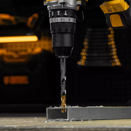 Сверло спиральное по металлу Denzel, 10 x 133 мм, Р6М5, Golden Tip, 718242 купить в Когалыме