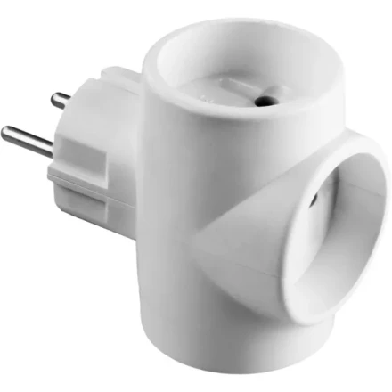 Разветвитель СИБИН электрический, 3 гнезда, 6А/220В 55097-3 купить в Когалыме