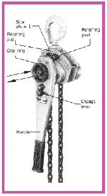 Таль ручная рычажная HSH-V LB г-п 9 тонн H=6 метра купить в Когалыме
