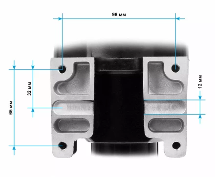 Двигатель алмазного бурения MESSER DM250E  260мм 4 кВт, 750 об/мин, с PRCD купить в Когалыме