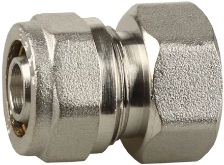 Соединитель ЗУБР с внутренней резьбой, цанга-гайка, 1/2"х16х2,0 мм, никель 51402-16-1/2 купить в Когалыме