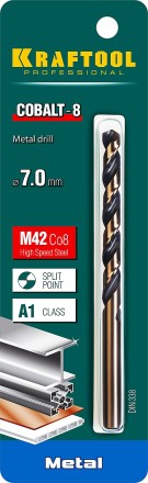 Сверла по металлу HSS-Co 29656-7 купить в Когалыме