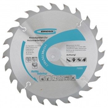 Пильный диск по дереву 230 x 32/30 x 24Т GROSS 73331 купить в Когалыме