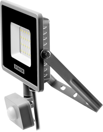 Прожектор LEDPro светодиодный, STAYER Profi 57133-30, датчик движения, 30Вт 57133-30 купить в Когалыме