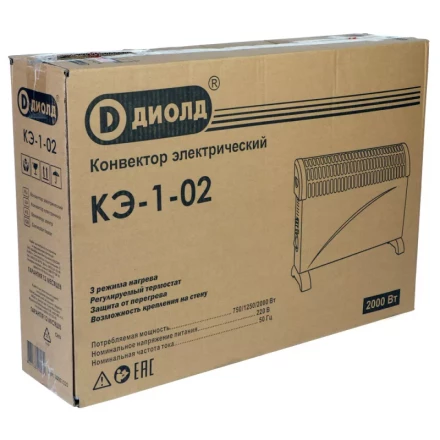 Конвектор электрический Диолд КЭ-1-02 купить в Когалыме
