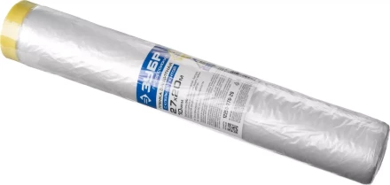 Пленка ЗУБР "ПРОФЕССИОНАЛ" защитная с клейкой лентой, HDPE, 10мкм, 2,7х20м 12250-270-20 купить в Когалыме