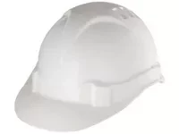 Каска защитная из ударопрочной пластмассы белая  СИБРТЕХ 89114 купить в Когалыме