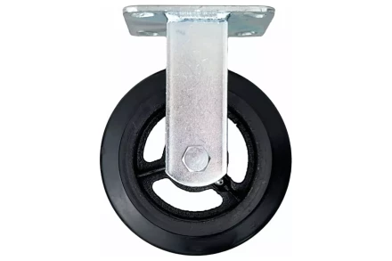 Аппаратное неповоротное колесо большегрузное HITCH 200*50 резина черная FCd80 (SZ085002) купить в Когалыме