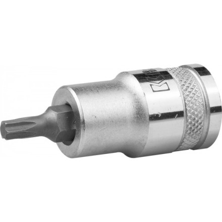Торцовая бита-головка KRAFTOOL &quot;INDUSTRIE QUALITAT&quot;, материал S2, TORX, сатинированная, 1/2&quot;, Т27 27905-27_z01 купить в Когалыме