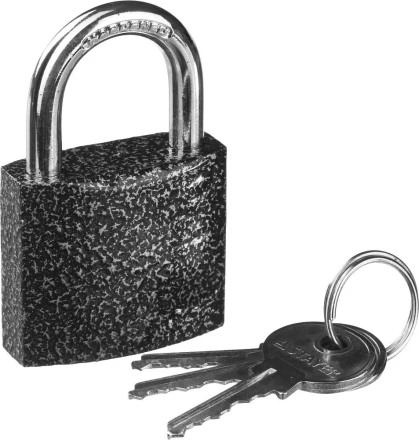 Замок STAYER "STANDARD" навесной, металлический корпус, закаленная дужка, 38мм 37160-38 купить в Когалыме