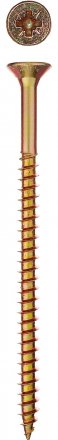 Шурупы ЗУБР &quot;МАСТЕР&quot; по дереву желтопассивированные, 6.0x120мм, 4шт 300396-60-120 купить в Когалыме
