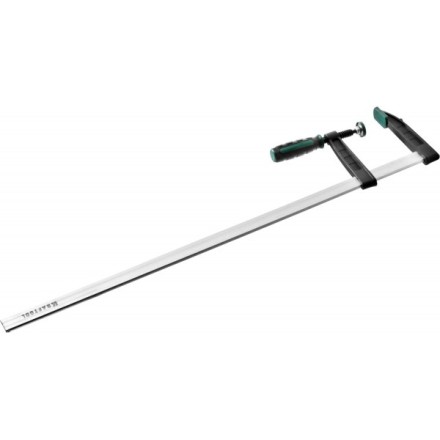 Струбцина, KRAFTOOL 32011-120-800, тип &quot;F&quot;, DIN 5117, двухкомпонентная ручка, 120х800мм 32011-120-800 купить в Когалыме