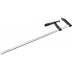 Струбцина, KRAFTOOL 32011-120-800, тип &quot;F&quot;, DIN 5117, двухкомпонентная ручка, 120х800мм 32011-120-800 купить в Когалыме