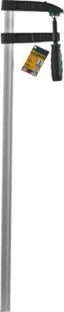 Струбцина, KRAFTOOL 32011-120-800, тип &quot;F&quot;, DIN 5117, двухкомпонентная ручка, 120х800мм 32011-120-800 купить в Когалыме