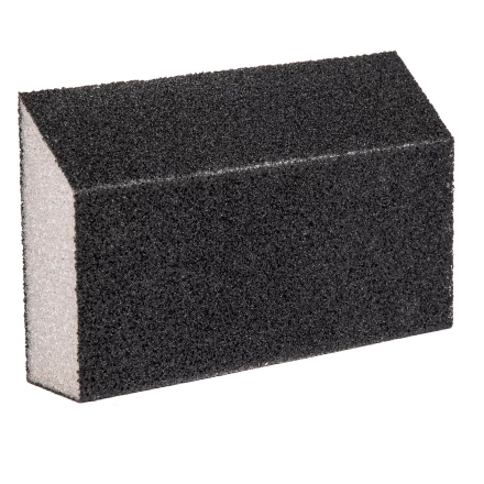 Губка для шлифования, 125 х 75 х 25 мм, трапеция, средняя жесткость, P 100 Сибртех 757307 купить в Когалыме