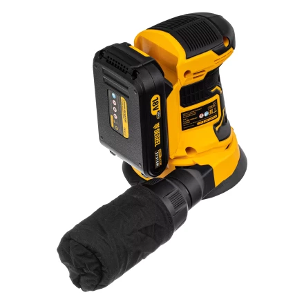 Машина шлифовальная эксцентриковая аккумуляторная Denzel 28470 COS-125, 18В Li-Ion купить в Когалыме