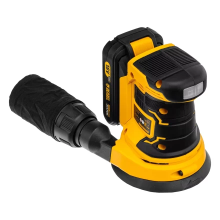 Машина шлифовальная эксцентриковая аккумуляторная Denzel 28470 COS-125, 18В Li-Ion купить в Когалыме