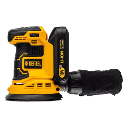 Машина шлифовальная эксцентриковая аккумуляторная Denzel 28470 COS-125, 18В Li-Ion купить в Когалыме