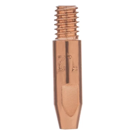 Токосъемный наконечник под проволоку 1,2 мм, М6х28, E-CU, 20 шт для MIG горелки тип 24 Denzel 93648 купить в Когалыме