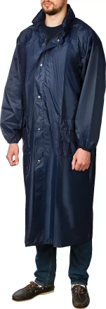 Плащ-дождевик STAYER 11612-56, нейлоновый на молнии, синий цвет, размер 56-58 11612-56 купить в Когалыме