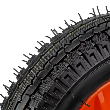 Колесо пневматическое усиленное, шина 8PR, 4.00-8 D400 мм, внутренний диаметр подшипника 12 мм, длина оси 90 мм Palisad купить в Когалыме